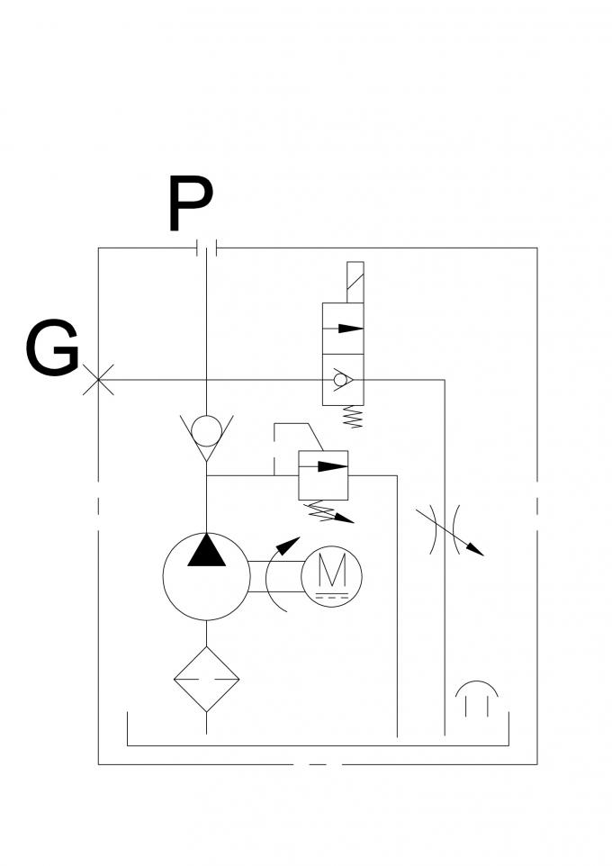 Single Acting center block