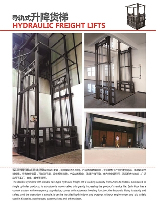 Industrial Steel Scissor Lift Table 48 Inches Lifting Height Yellow Push Button Control