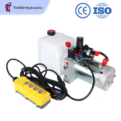 DC 12V 1.6Kw hydraulic power pack small  Double Acting power unit For Truck Tailboard