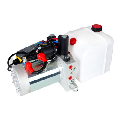 DC 12V 1.6Kw hydraulic power pack small  Double Acting power unit For Truck Tailboard