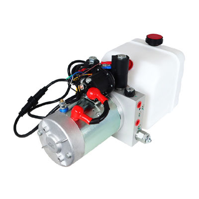 DC 12V 1.6Kw hydraulic power pack small  Double Acting power unit For Truck Tailboard