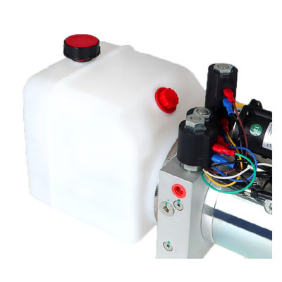 DC 12V 1.6Kw hydraulic power pack small  Double Acting power unit For Truck Tailboard