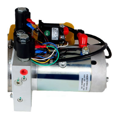 DC 12V 1.6Kw hydraulic power pack small  Double Acting power unit For Truck Tailboard