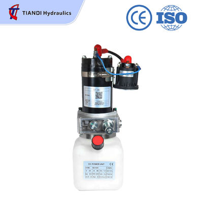 DC 24v Hydraulic Power Unit 0.8Kw Double Acting With Gear Pump For Pallet Truck