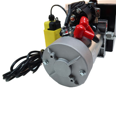 24V 8L 2.1cc/R Horizontal Double Acting Small Mini Electric Hydraulic Power Units for Lift Trucks Snowploughs