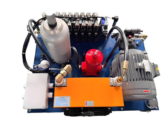 Hydraulic Power Unit-6L Steel Tank 2.5cc/R Hydraulic Gear Pump With Motor AC 380V 750W 1450RPM-2