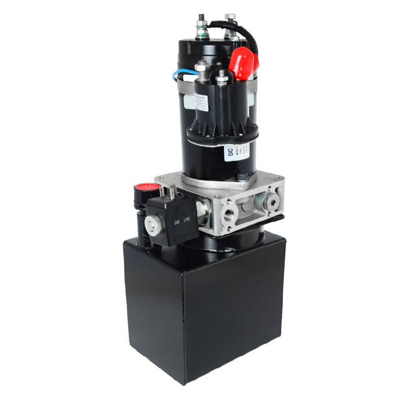 DC 24V 0.8Kw 2 hp hydraulic power unit For trailer hydraulic power unit