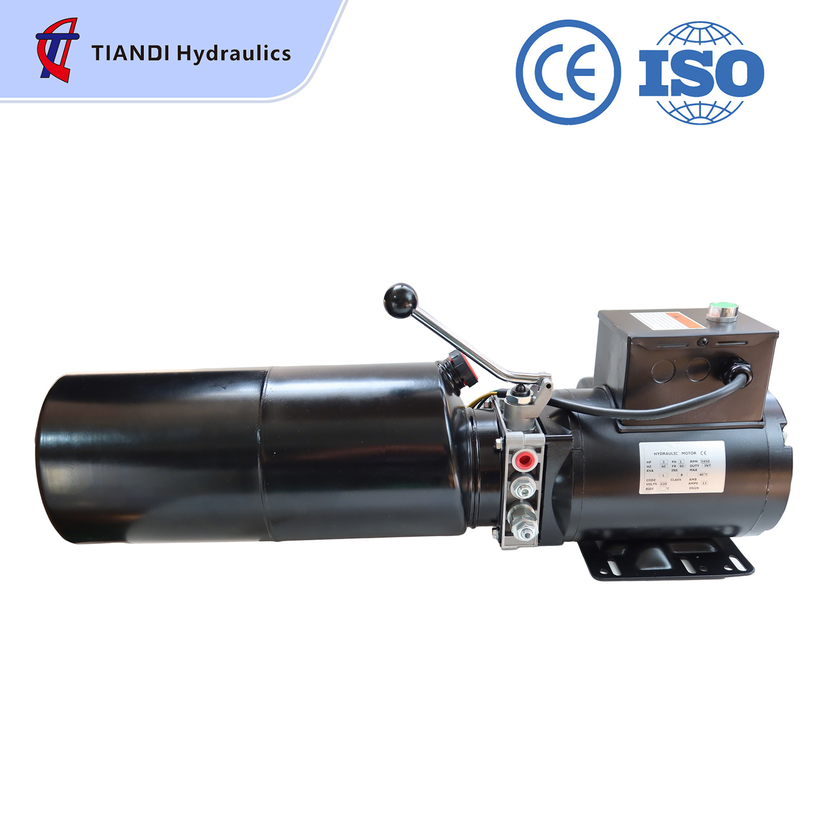 AC 110V 3HP Hydraulic Power Unit Auto Car Lift Hydraulic Lift Power Pack 60HZ Single Phase