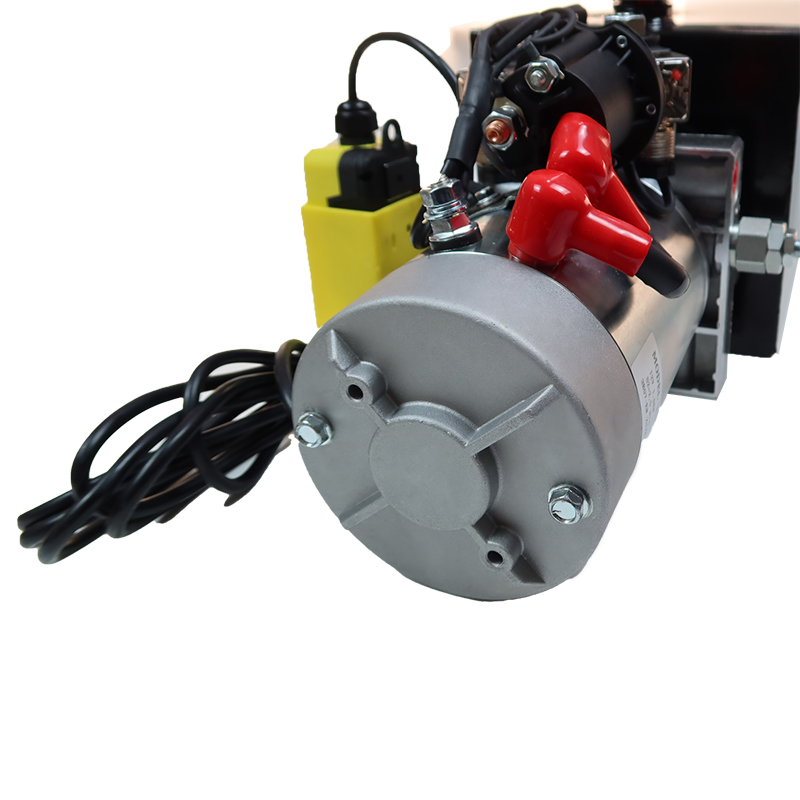 DC 12V 1.6kw Double Acting Hydraulic Power Unit with 8L Steel Tank and Remote Control for Dump Trailers, Lifter, Lifting Platform