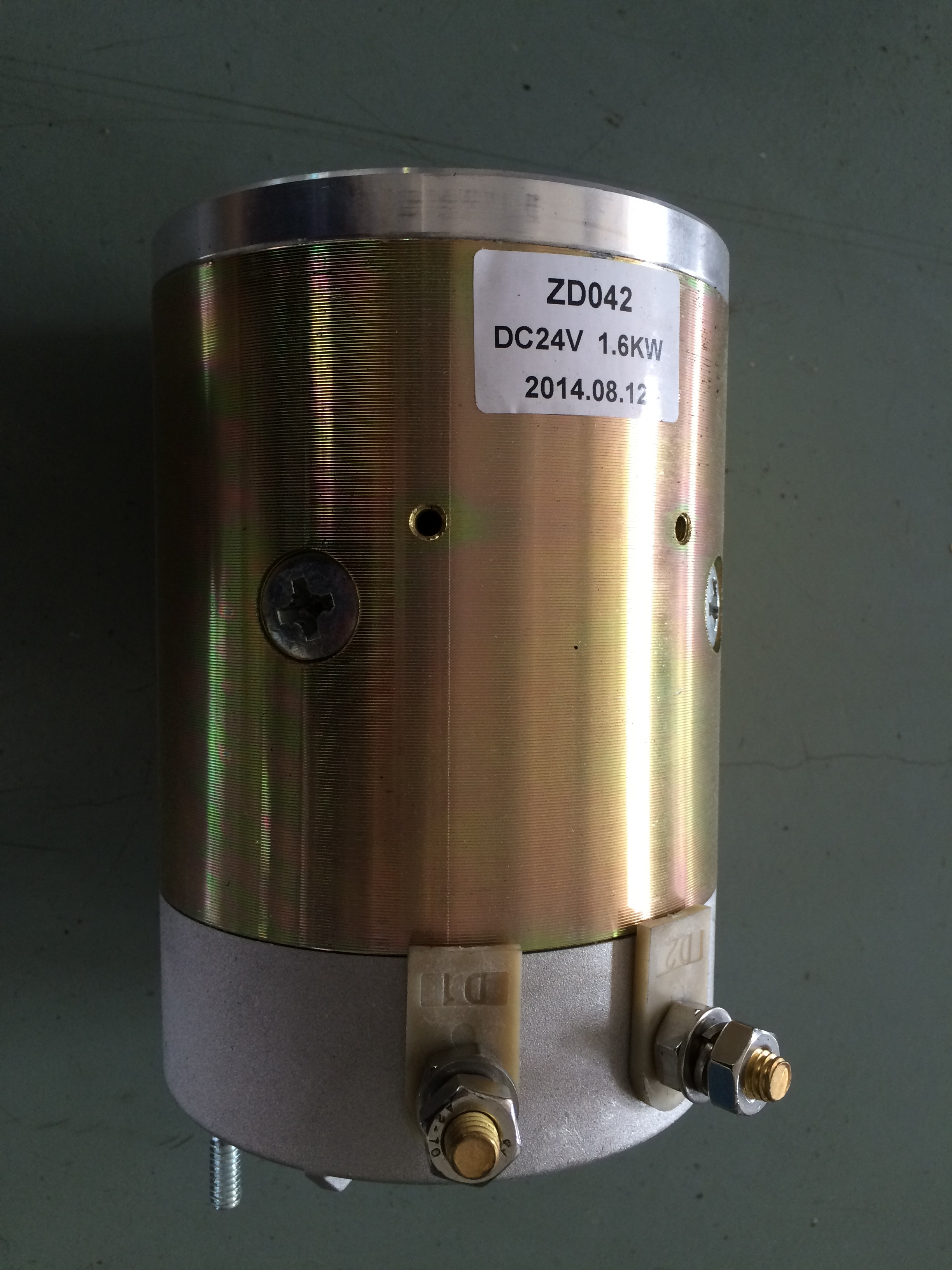 Industrial 1.6Kw Power Pack Motor DC 24V , High RPM Hydraulic Motor 1800RPM