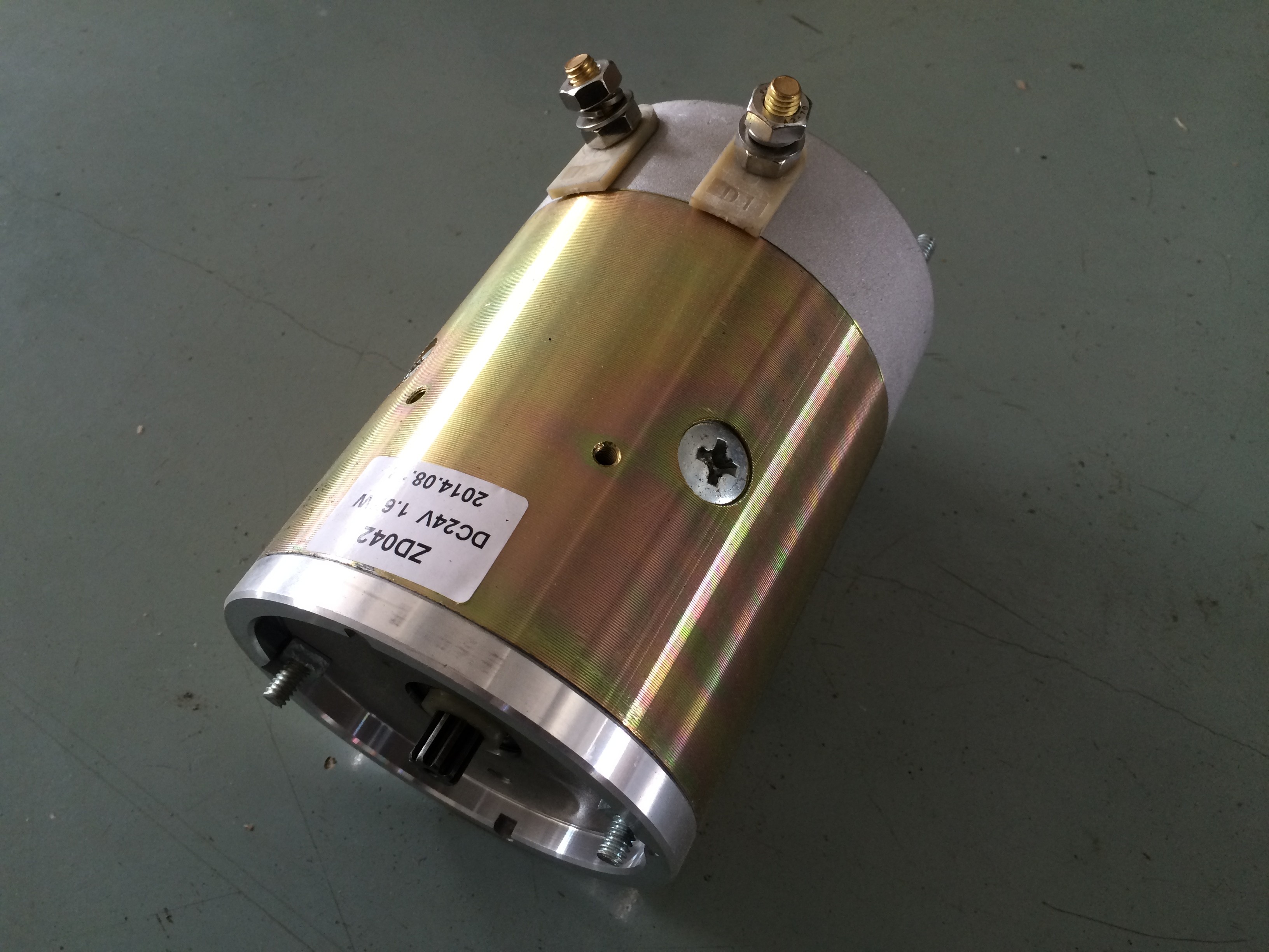Industrial 1.6Kw Power Pack Motor DC 24V , High RPM Hydraulic Motor 1800RPM
